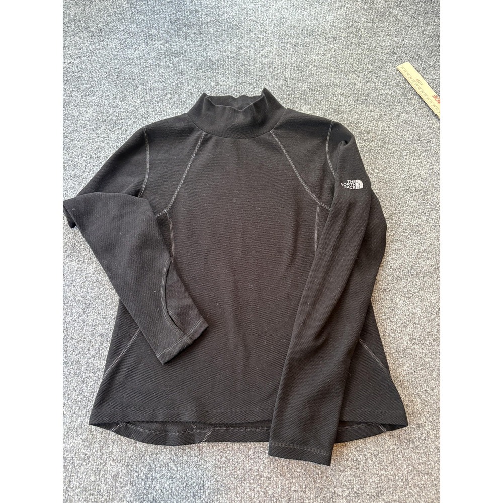 The North Face Shirt Womens Medium Black Flight Series Mock Neck ATK5 Baselayer